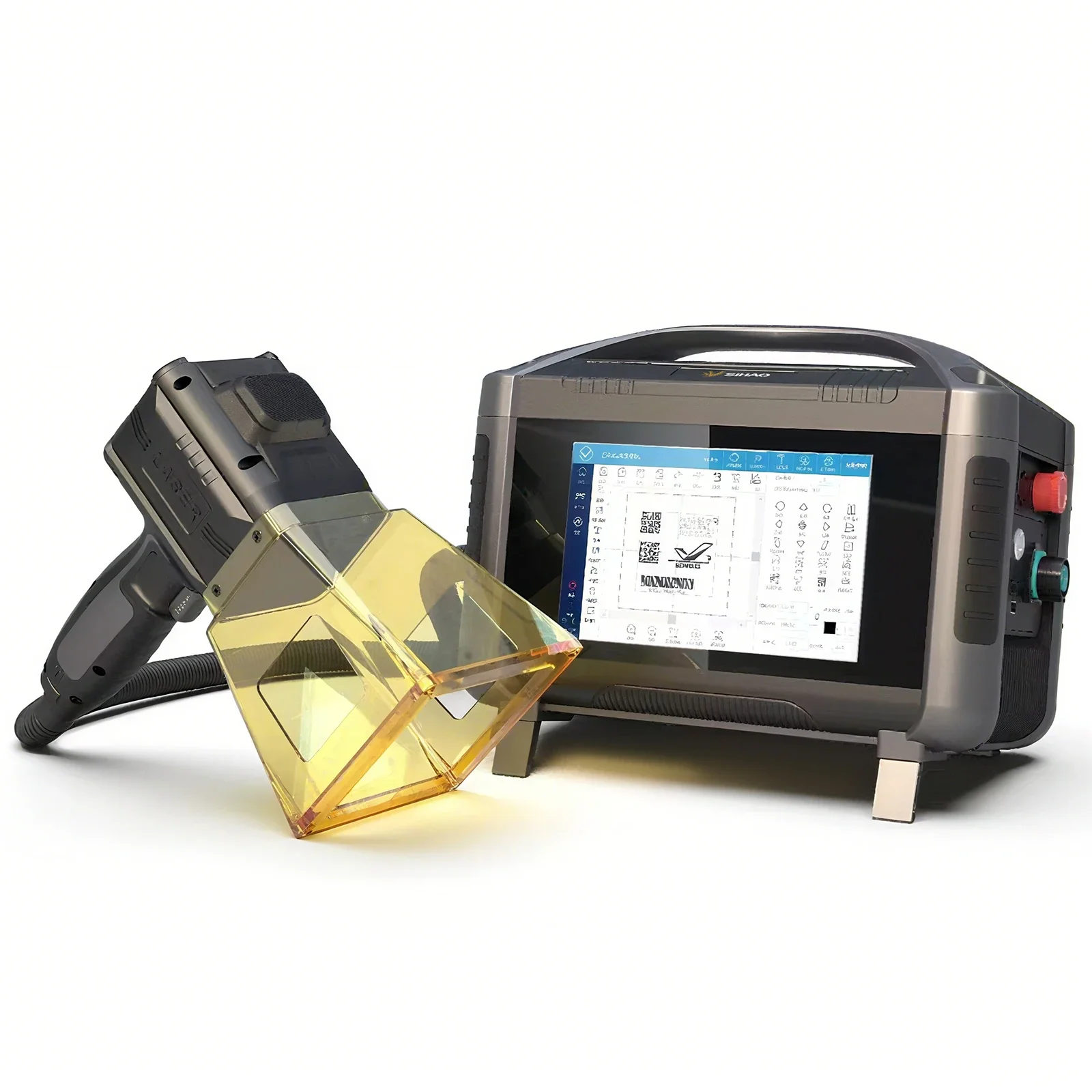 

20W 30W SIHAO Portable Handheld Laser Marking Machine Fiber Engraver for Logo Expiry Date Carving