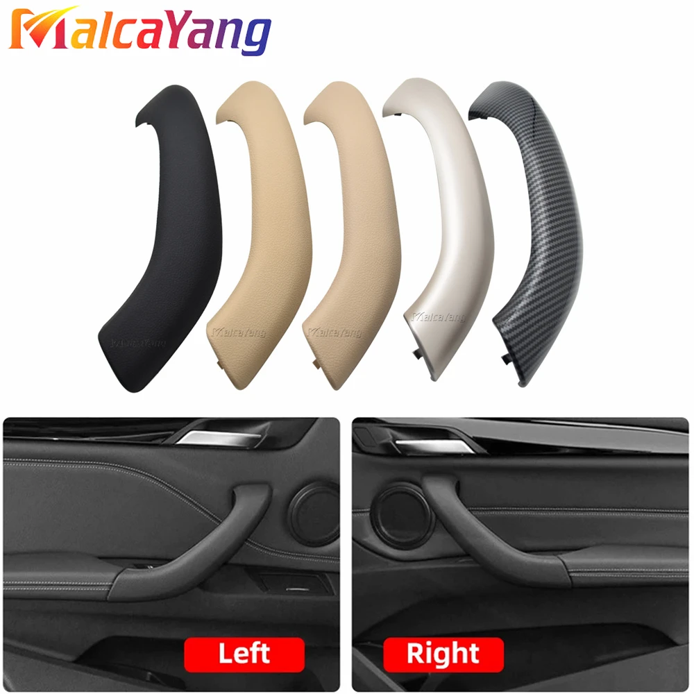 4Pieces Interior Door Pull Handle Outer Cover Trim Replacement 51417417513 For BMW X1 X2 F48 F49 F39 2016-2020 Auto Parts