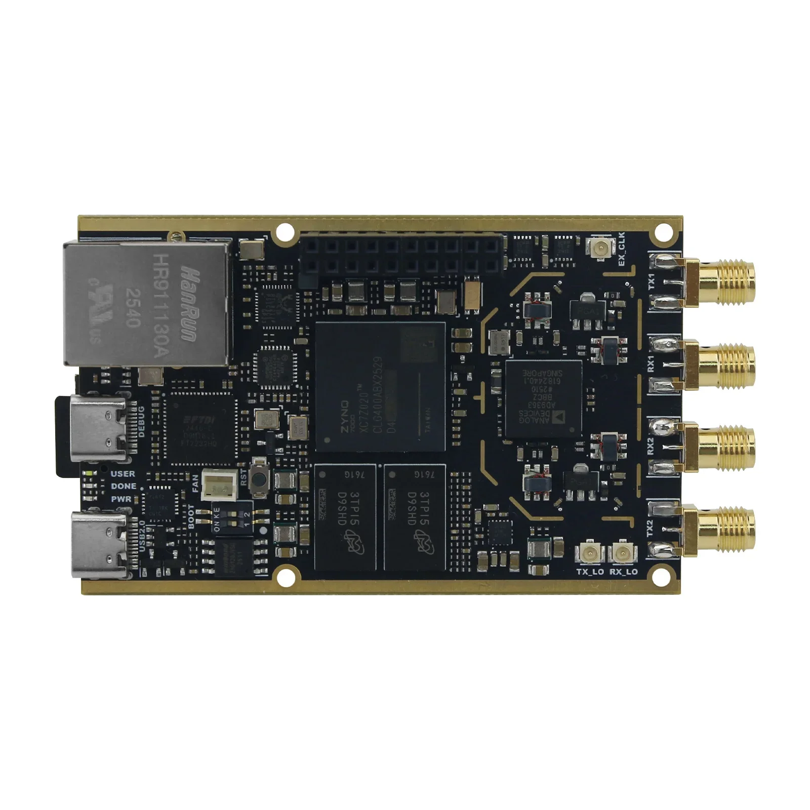 Hamgeek Professional Version 70MHz-6GHz 7020+AD9363 SDR Development Board with Power Amplifier for Pluto SDR
