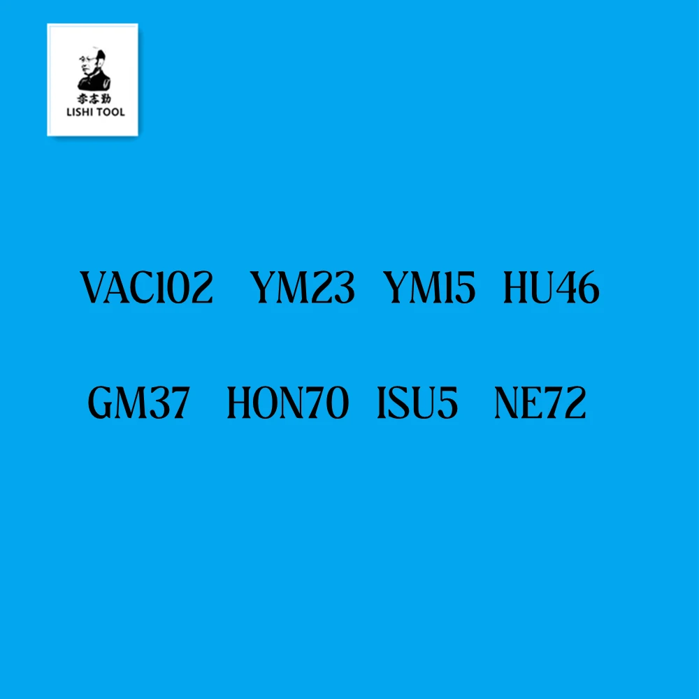 LISHI 2 IN 1 2 in1 VAC102 YM23 YM15 HU46 GM37 HON70 ISU5 NE72 YM28 NSN11 HU134 YH65 DW05 HU56 MIT9 MAZ24R-2020 tools for car