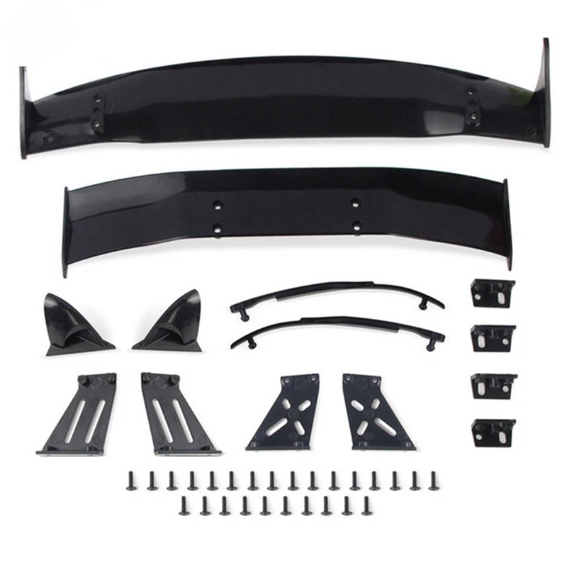 Rear Tail Wing Body Spoiler Wing Body Spoiler 1/10 RC Racing Drift Car 2 Kinds 1:10 Universal Parts Accessories