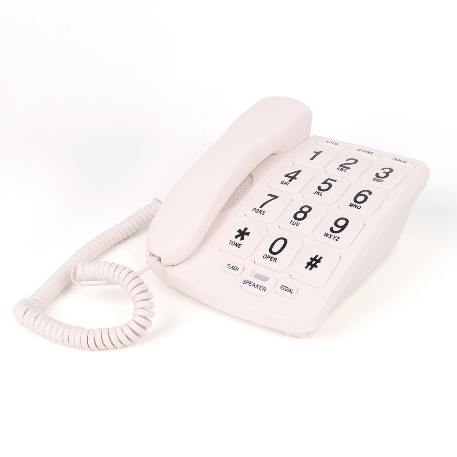 Telepon Tombol Besar untuk Lansia Telepon Rumah untuk Orang Tua Telepon Rumah Tombol Besar untuk Tunanetra