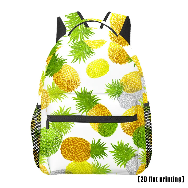 Pineapple Pictogram Casual Travel Backpack, Large Backpack, Professional Bag, Fits a 17-Inch Laptop