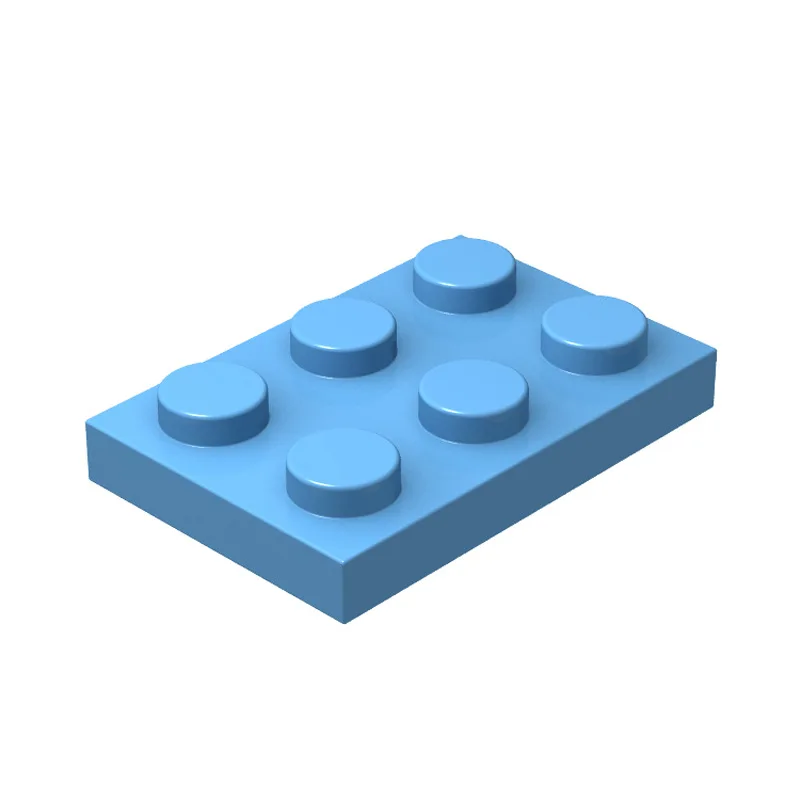 

PLATE 2X3 dots Brick Block particle compatible Plate 3021 Building Blocks Spare parts Toys accessories Chassis,Board