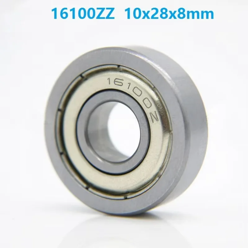

50pcs 16100ZZ 16100Z 16100 ZZ 10x28x8 mm metal shielded deep groove ball bearing for bicycle bottom bracket bearing 10*28*8