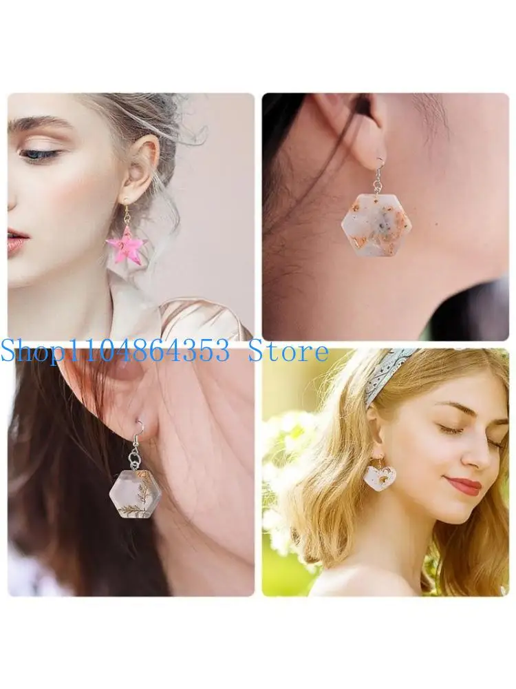 

652F серьги кулон форма для литья из эпоксидной смолы DIY аксессуары для изготовления ювелирных изделий