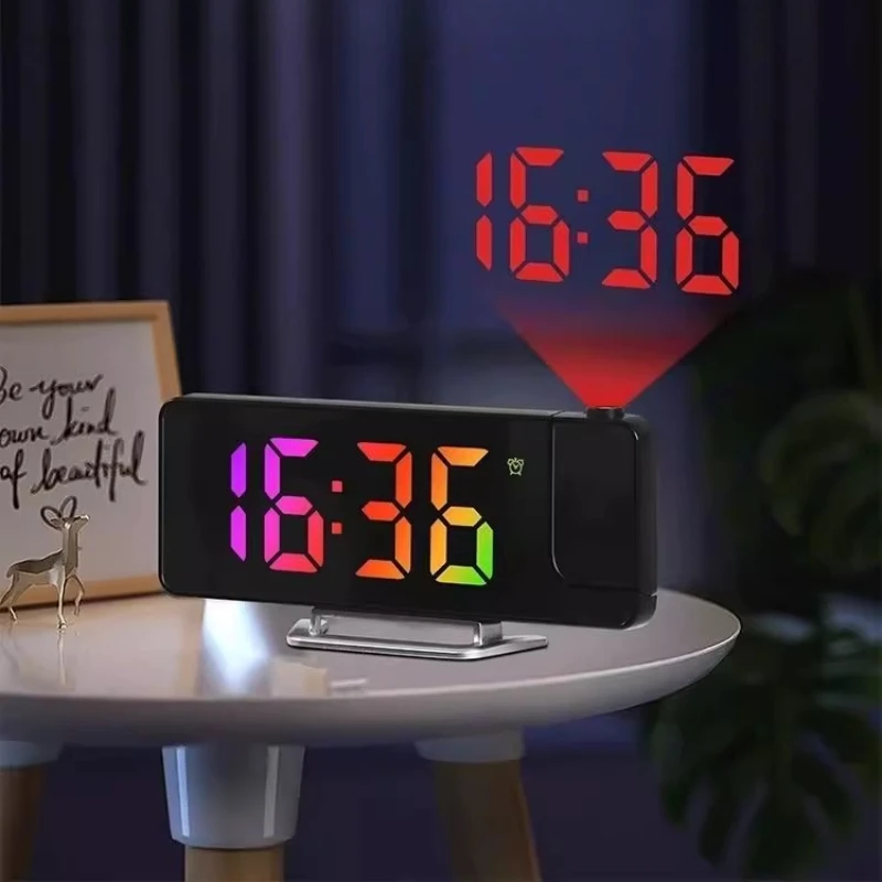Reloj de pared de seguridad cuadrado a la moda, reloj Digital único para dormitorio y sala de estar, reloj estético moderno, decoración del hogar