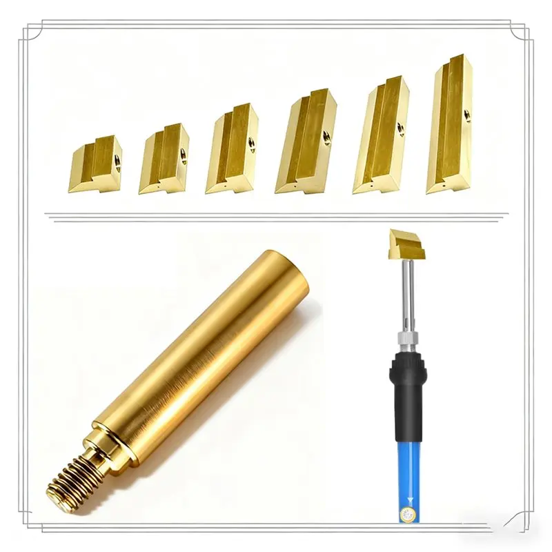 ABHI-Soldering Iron Tips- Pade Shape, For 936-937-8898-8586-888D Series, 10.5 To 40Mm Wide Tool