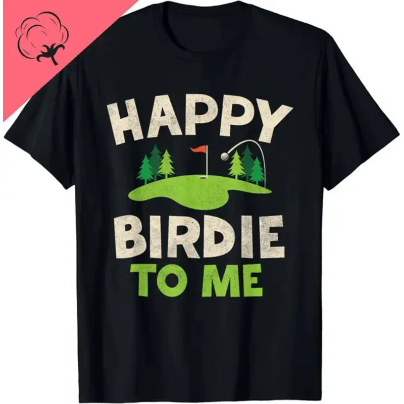 Funny Golf Birthday Shirt Happy Birdie Golfer Kids Boys Cotton Men T-Shirt  Graphic T Shirts  Camisetas  Ropa Mujer