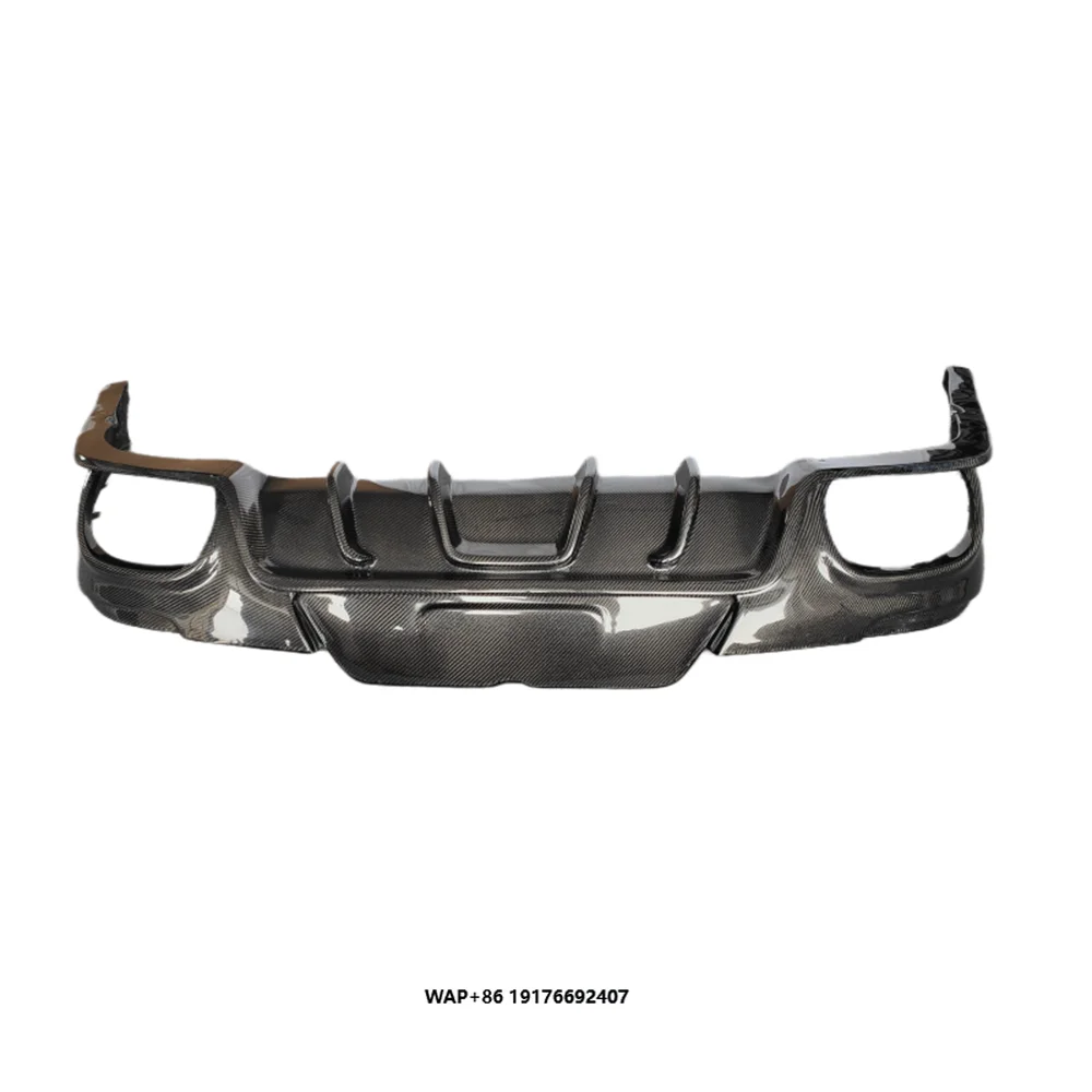 

for 14-16 Year Panamera 970 Carbon Fiber A-style Rear Diffuser Rear Lip Body Kit