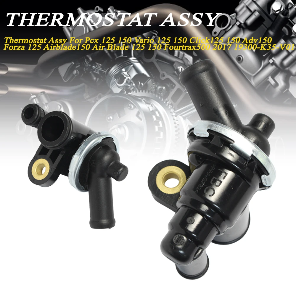 

For Pcx / Vario / Adv 160 Pcx 125 2021-2024 Giorno 125 Sh-125i/150i Air Blade 160 Stylo 160 19300-KOR-V02 Thermostat Assy