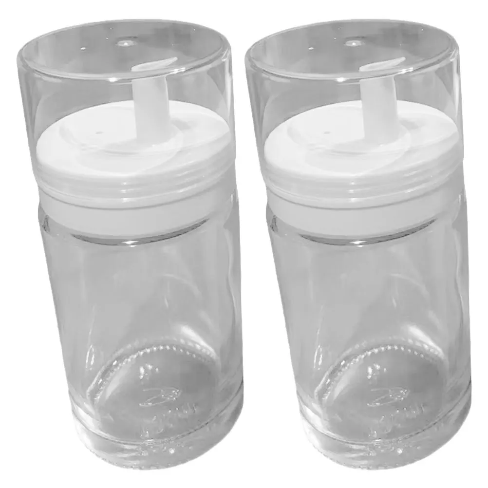 

2Pcs Glass Soy Sauce Bottle Transparent Oil Vinegar Dispenser Drip- Supply Vinegar Dispenser Bottle