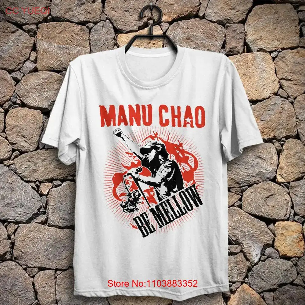 Camiseta Vintage MANU CHAO BE MELLOW, prenda de vestir, de Mano Negra