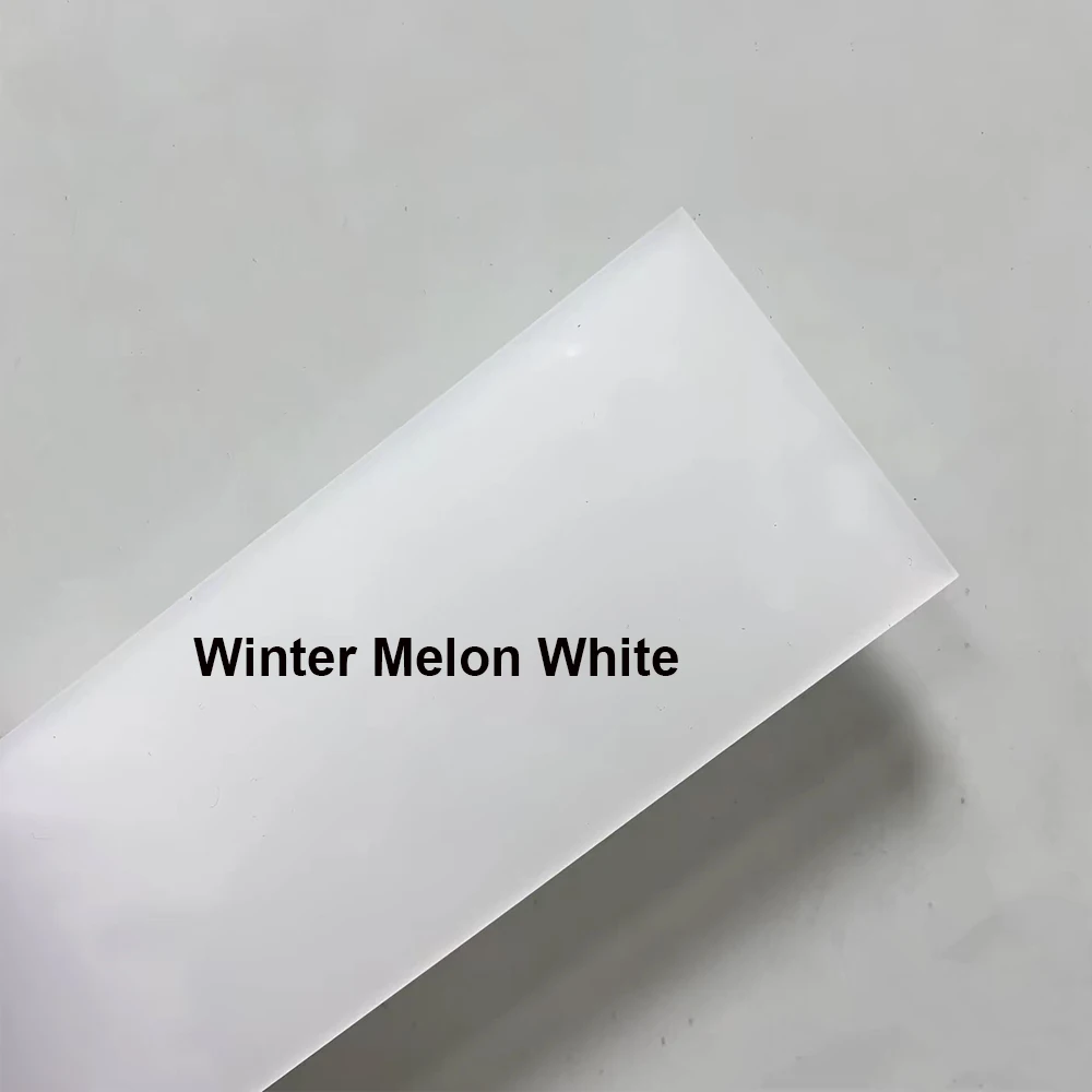 1Pcs Thick2-10mm Winter Melon White Translucent Frosted Board 100x100mm-400x400mm Can Cut And Bent DIY Parts Plastic Board