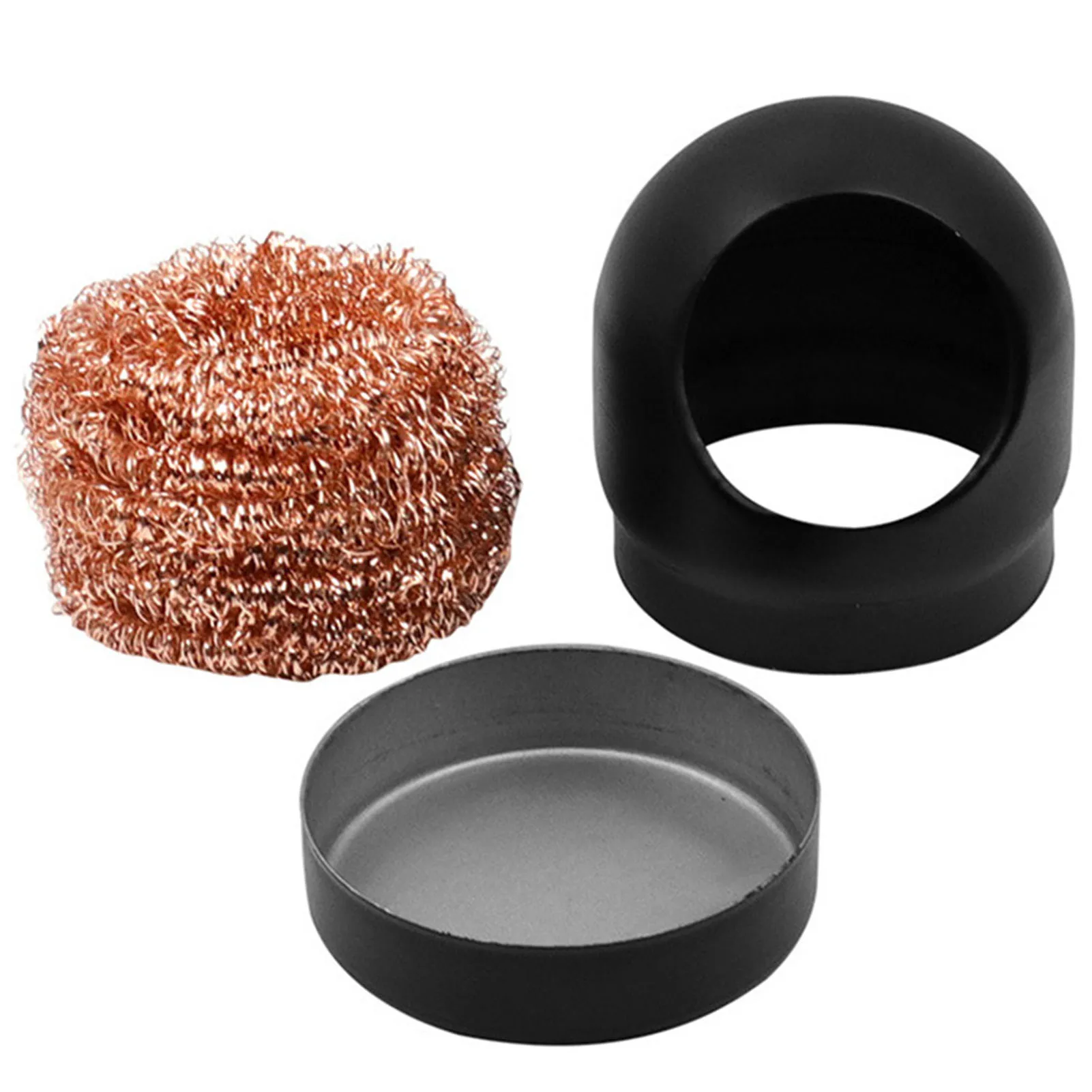 Welding Soldering Solder Iron Tip Cleaner Copper Wire Cleaner Ball Metal Dross Box Clean Ball for Cleaning the Soldering Iron