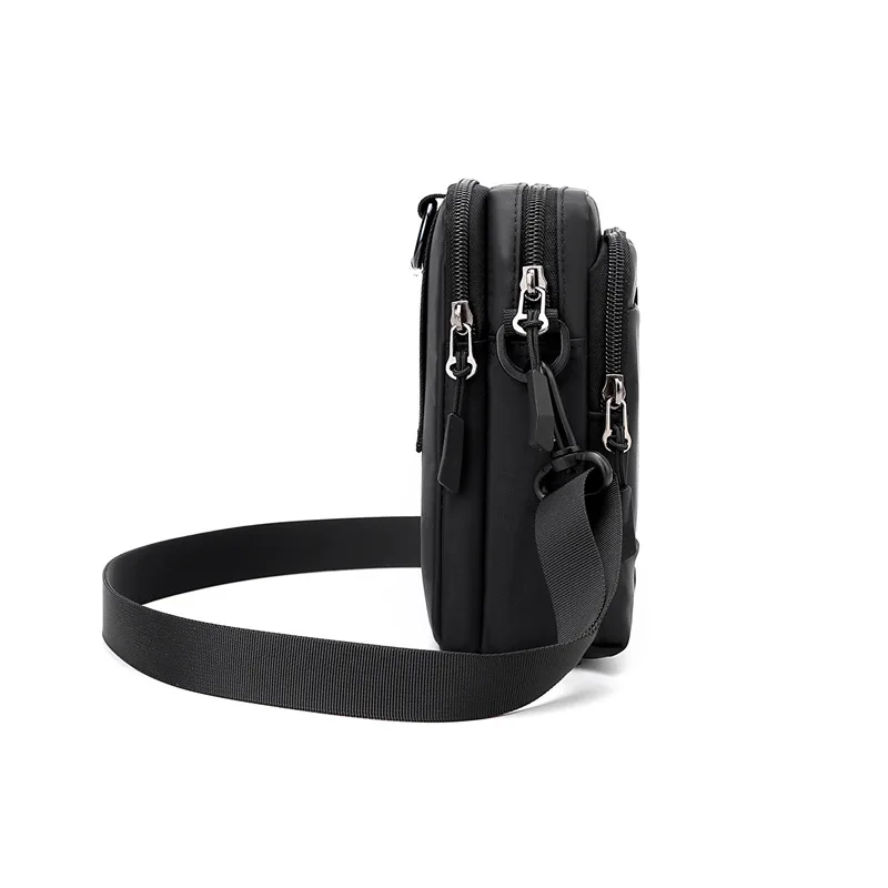 Bolso de hombro pequeño para hombre, bandolera pequeña para teléfono móvil, cartera deportiva para la cintura, novedad de 2024