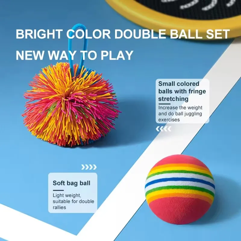 Mideer 어린이 장난감 초보자 훈련 천 라켓 세트 야외 실내 스포츠 테니스 아기 교육 놀이 라켓 어린이 3Y +