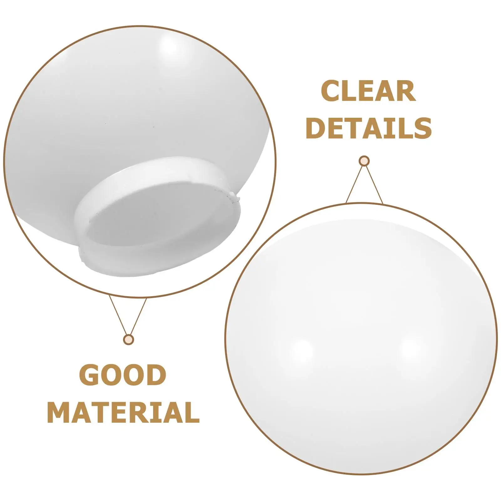 

Spherical Lamp Shade Acrylic Light Shade Replacement Lamp Cover Outdoor Spherical Lampshade Garden Wall Lampshade Accessories