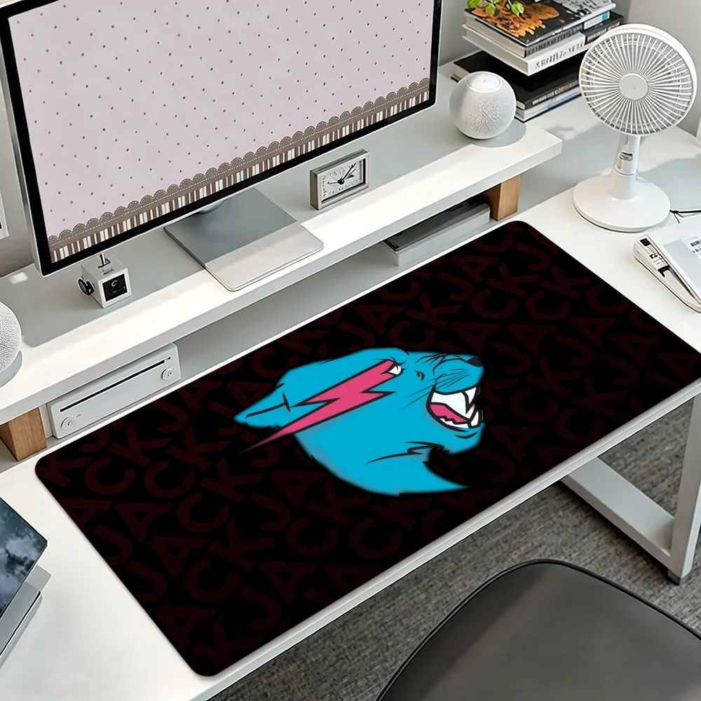 Video Blogger M-MrBeast Mouse Pad Non-slip Thickened MousePad Student Gaming Cushion Large Writing Lockedge Office