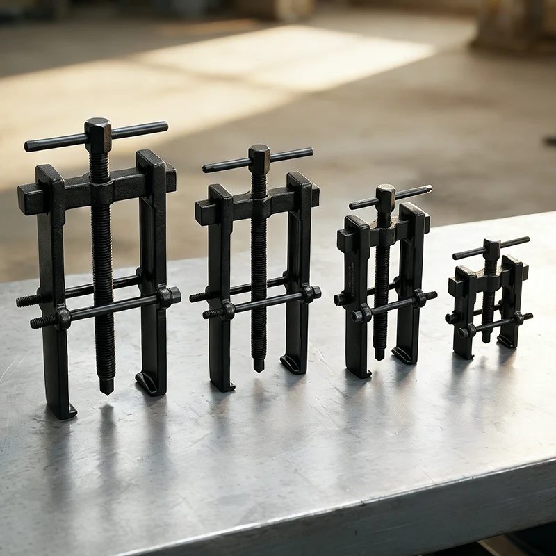 2-Jaw Gear Puller 2-8 Inch Carbon Steel Black Oxide Finish Rust Proof Hard Wear Resistant Auto Engine Bearing Remover Tool
