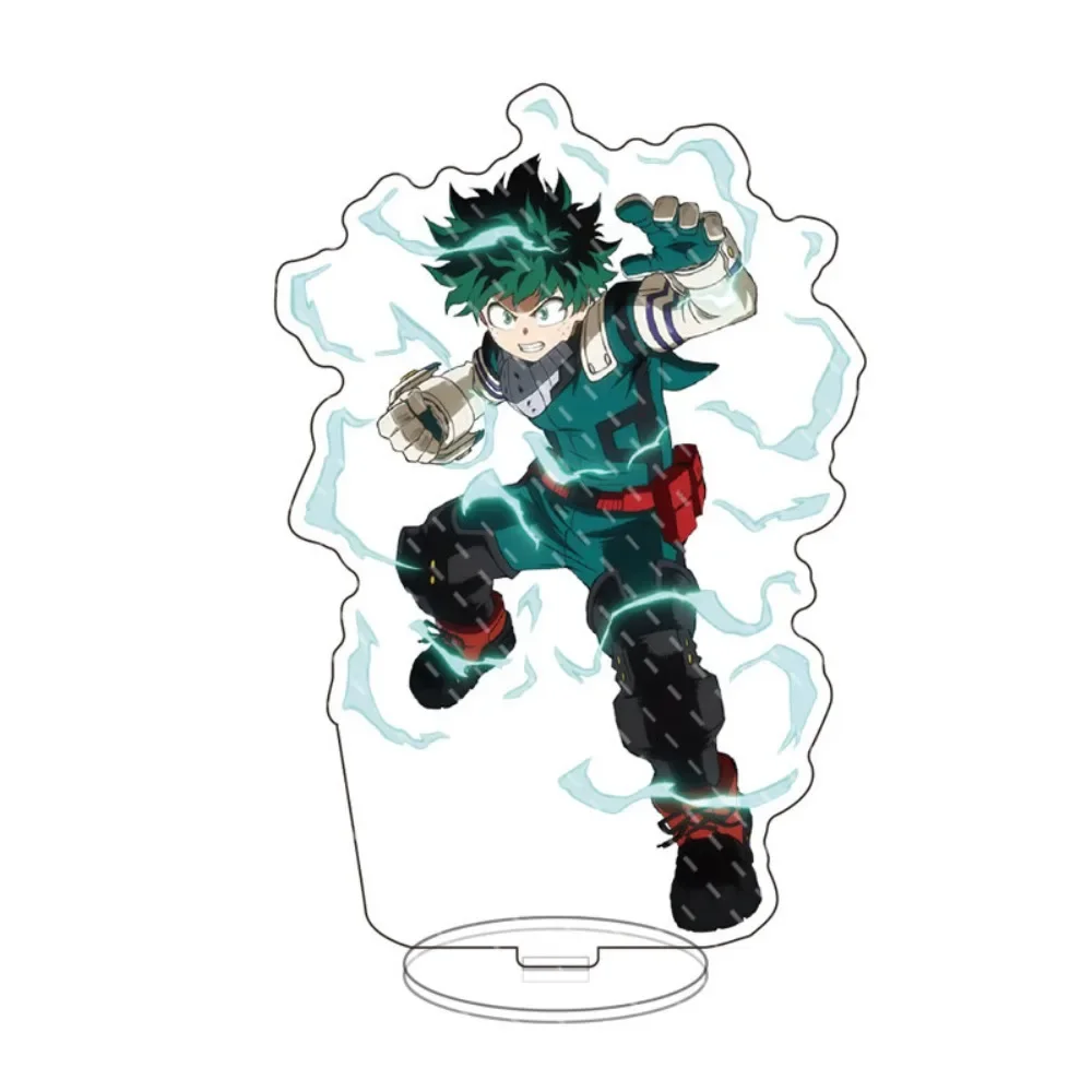 Anime My School Figure New Acrylic Stand Model Characters Midoriya Lzuku Deku Todoroki Shoto Standing Sign Desktop Display Toys