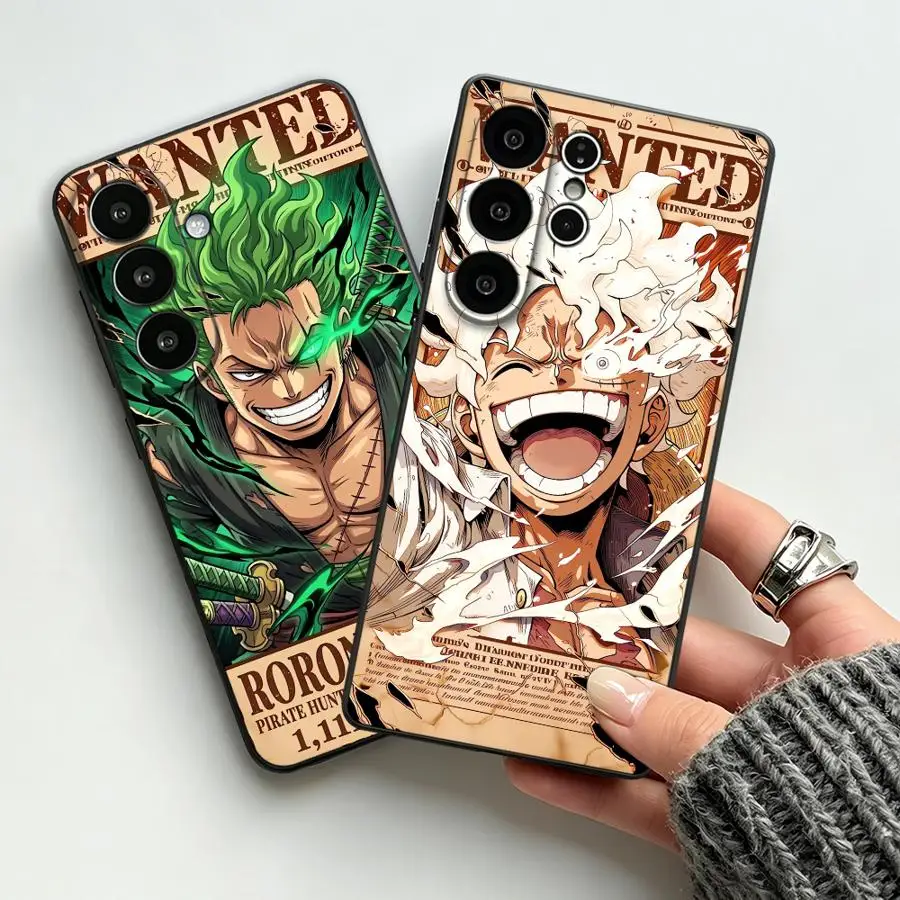 Anime Ones Pieces Funda Phone Cover Case for Samsung Galaxy S26 Ultra S21 FE S20 Ultra S25 Plus S10 S9 S24 S23 Note 20 8 9 10