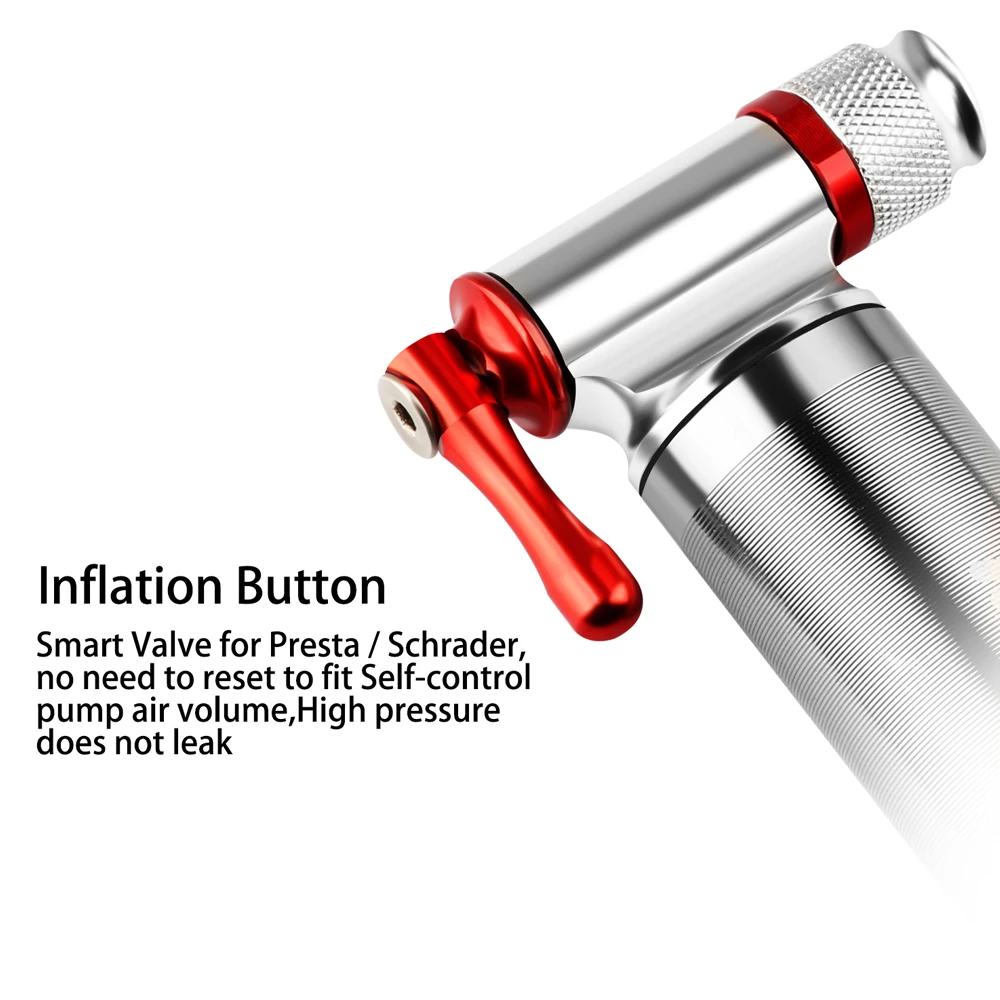 Mini Pump CO2 Inflator Insulated Sleeve Air Cycle  Bike  Pump Ball Pump Bike  Accessories