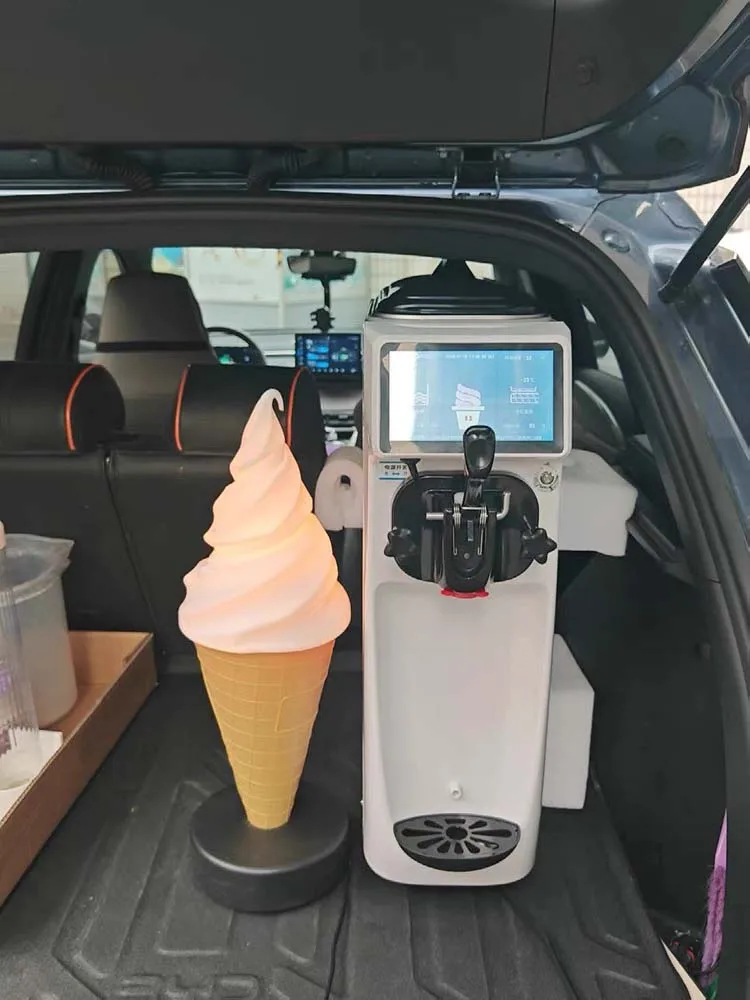 110V/220V output 16L-22L/H commercial soft ice cream machine dessert ice cream ice cream manufacturer R404