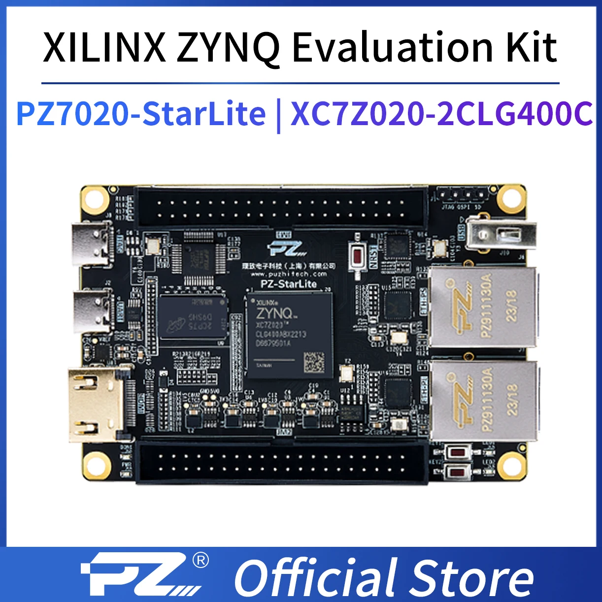 Zestaw ewaluacyjny Puzhi 7020 Starlite Xilinx Zynq-7000 SoC XC7Z020 Płytka rozwojowa FPGA ZYNQ 7000