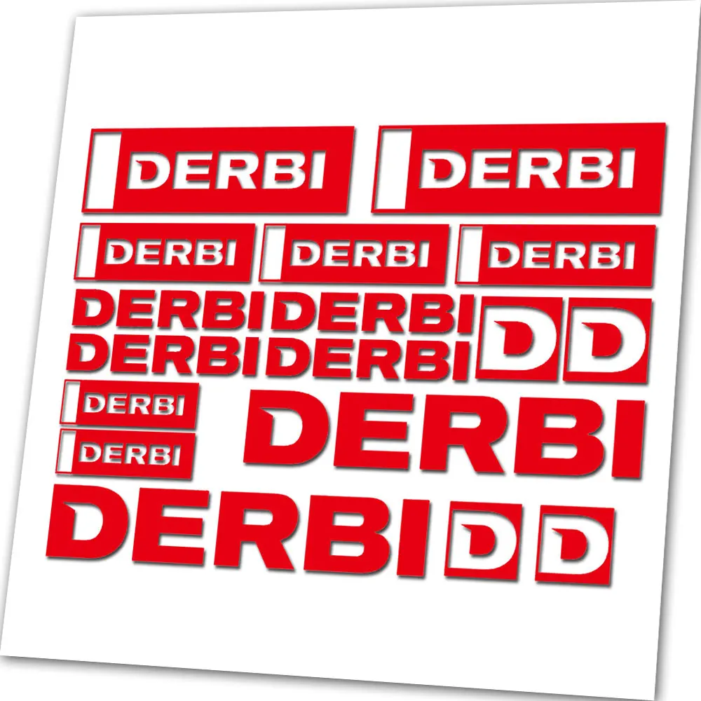 Derbi Adesivos e Decalque Set, Moto Adesivos, Gp1, Senda terra