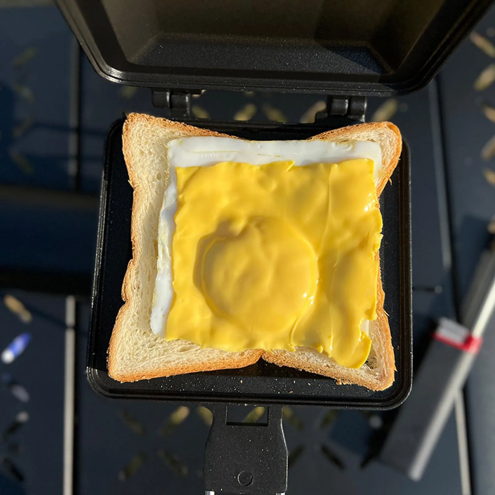 سبائك الألومنيوم موقد غاز صانع الساندوتشات تصميم قابل للفصل سهل التنظيف أداة ساندويتش ساخنة للمنزل مطعم اكسسوارات المطبخ #1