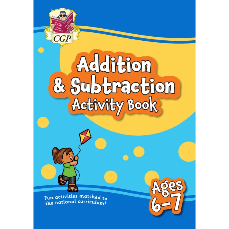 

Новая книга по сложению и вычитанию для детей 67, превосходное обучение дома, книги CGP 9781789086218