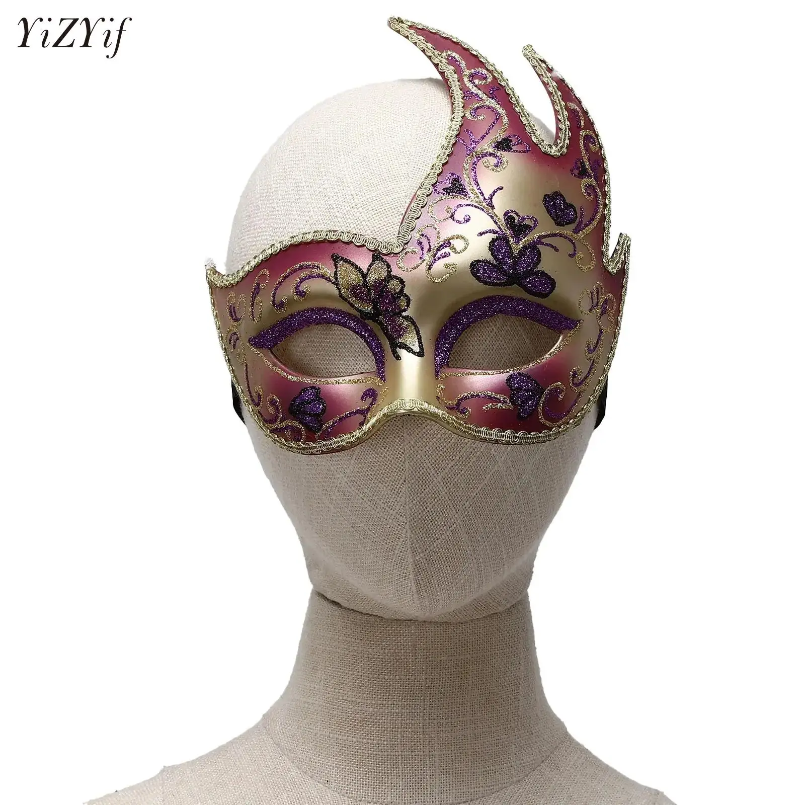 

Masquerade Deecorations Eyemask for Women Girls Halloween Coaplay Carnivals Party Ball Mask Half Face Cover Venetian Eye Mask
