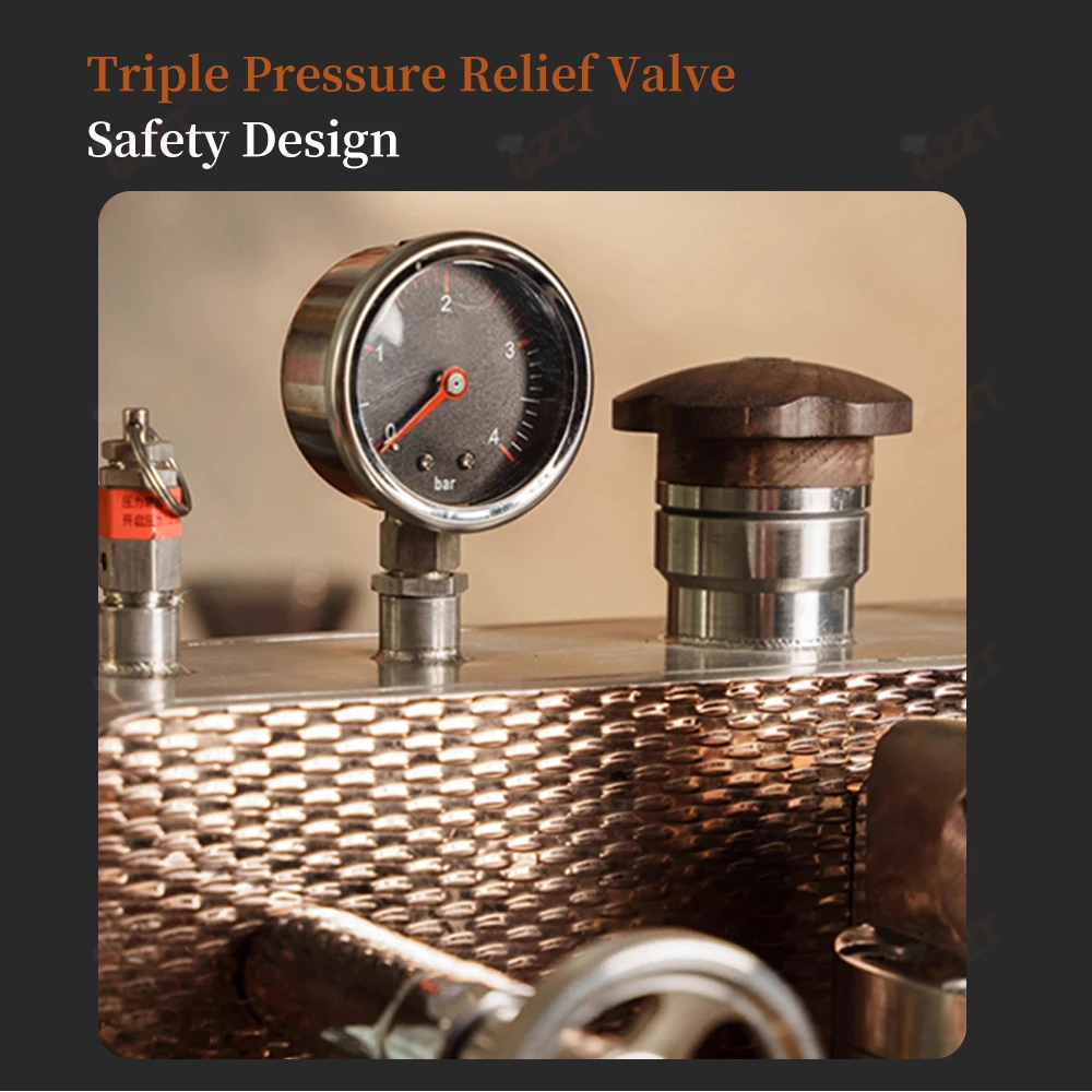Italian Style Hand Press Espre - đánh giá và giá Pressure Gauge Espresso