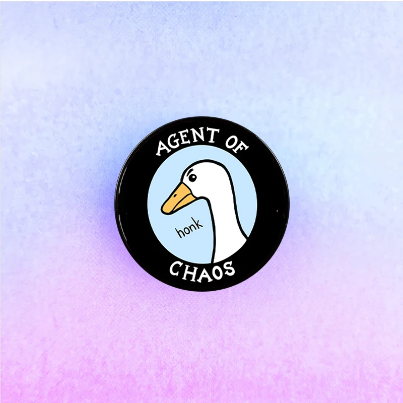 1 шт., брошь «агент Хаоса»