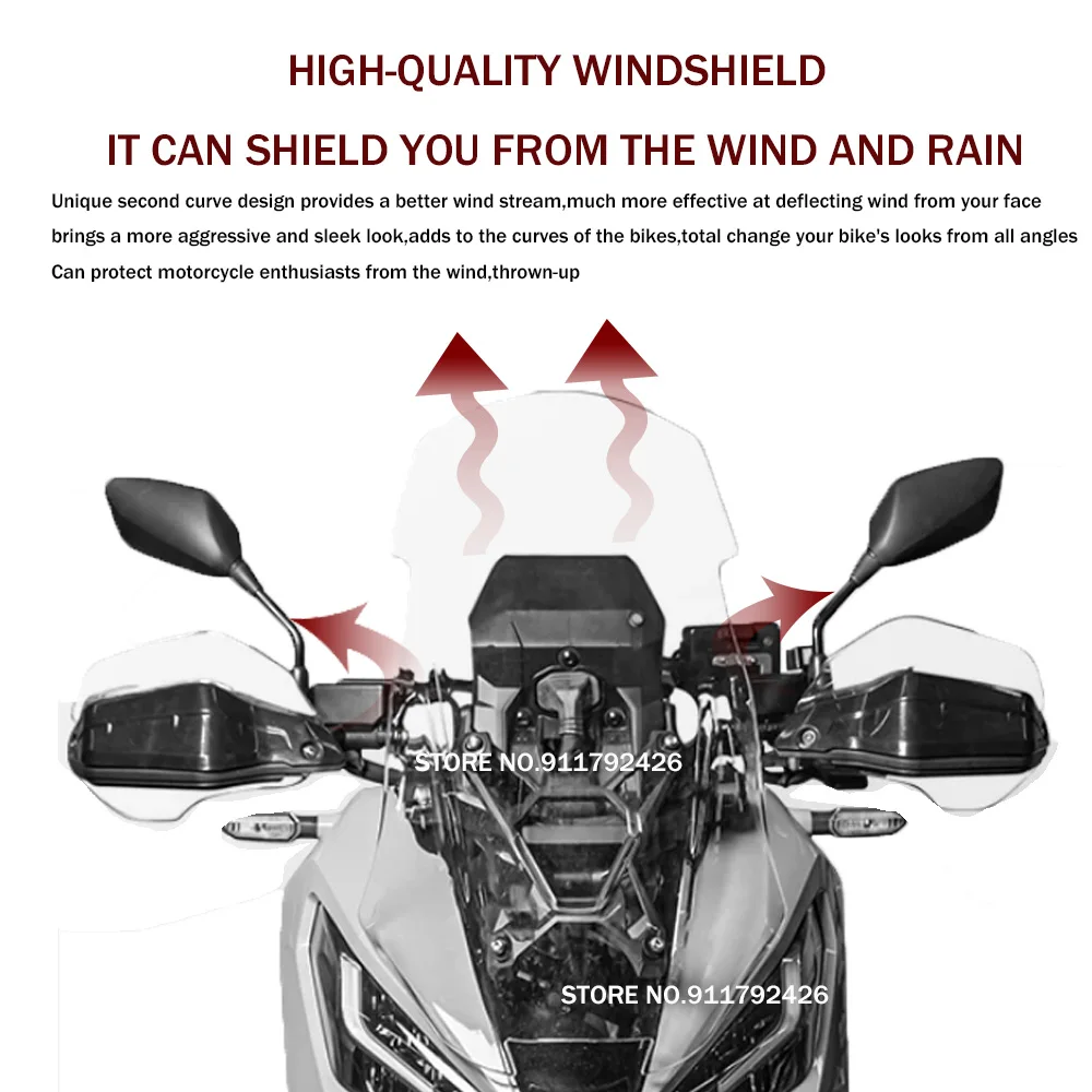 XADV750 For Honda xadv 750 X ADV750 X Adv 750 2020 2021 Motorcycle Fairing Windshields Windscreen Wind Shield Screen Deflactor