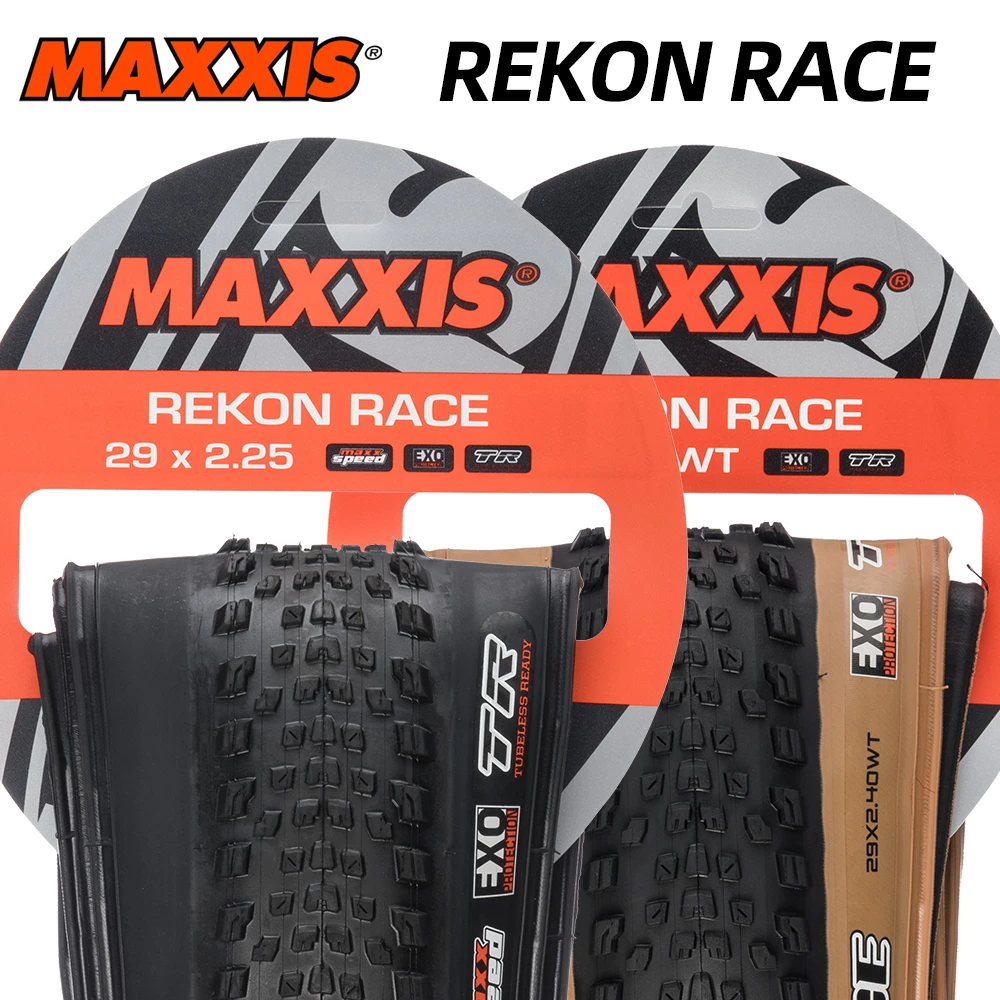 MAXXIS REKON RACE XC AM FR MOUNTAIN BICYCLE TIRE OF MTB BIKE TYRE TUBELESS FOLDABLE BEAD