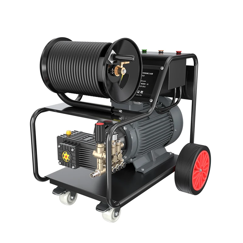 25kW /100L تدفق / أنبوب 850 مم/700 بار محرك الديزل البنزين آلة نعرات خط أنابيب الضغط العالي