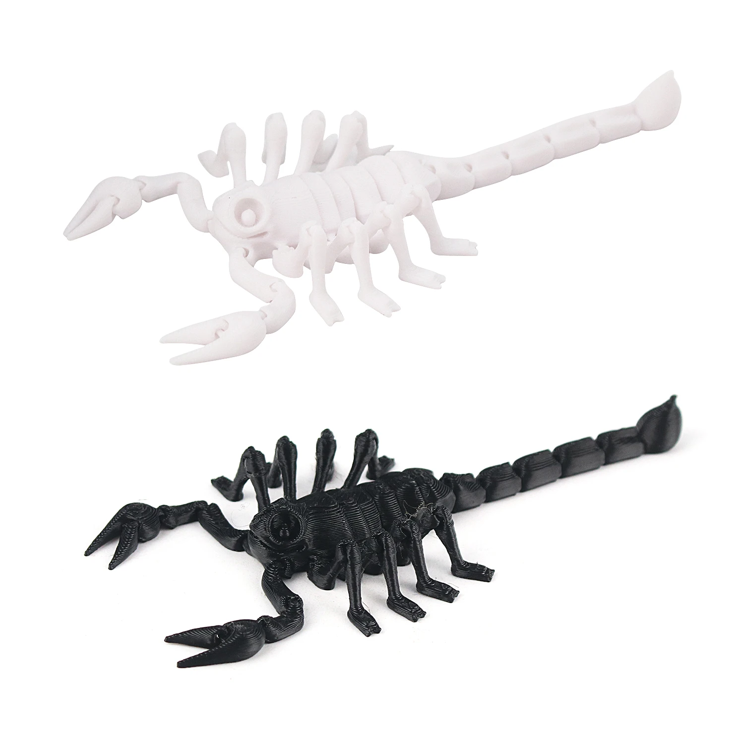 3D-gedruckter Skorpion, simuliertes Tiermodell, Beinschwingen, Handmodellspielzeug, interaktive Eltern-Kind-Unterhaltung