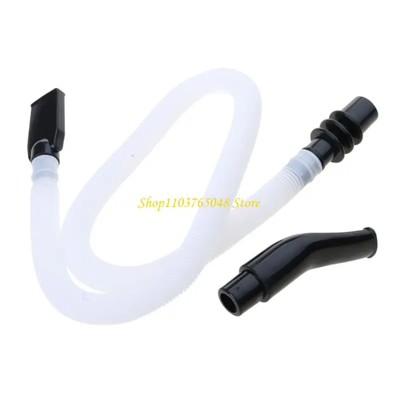 R53E 57cm 22.44in Flexible Tube with Mouthpiece Replacements for Melodica Harmonica