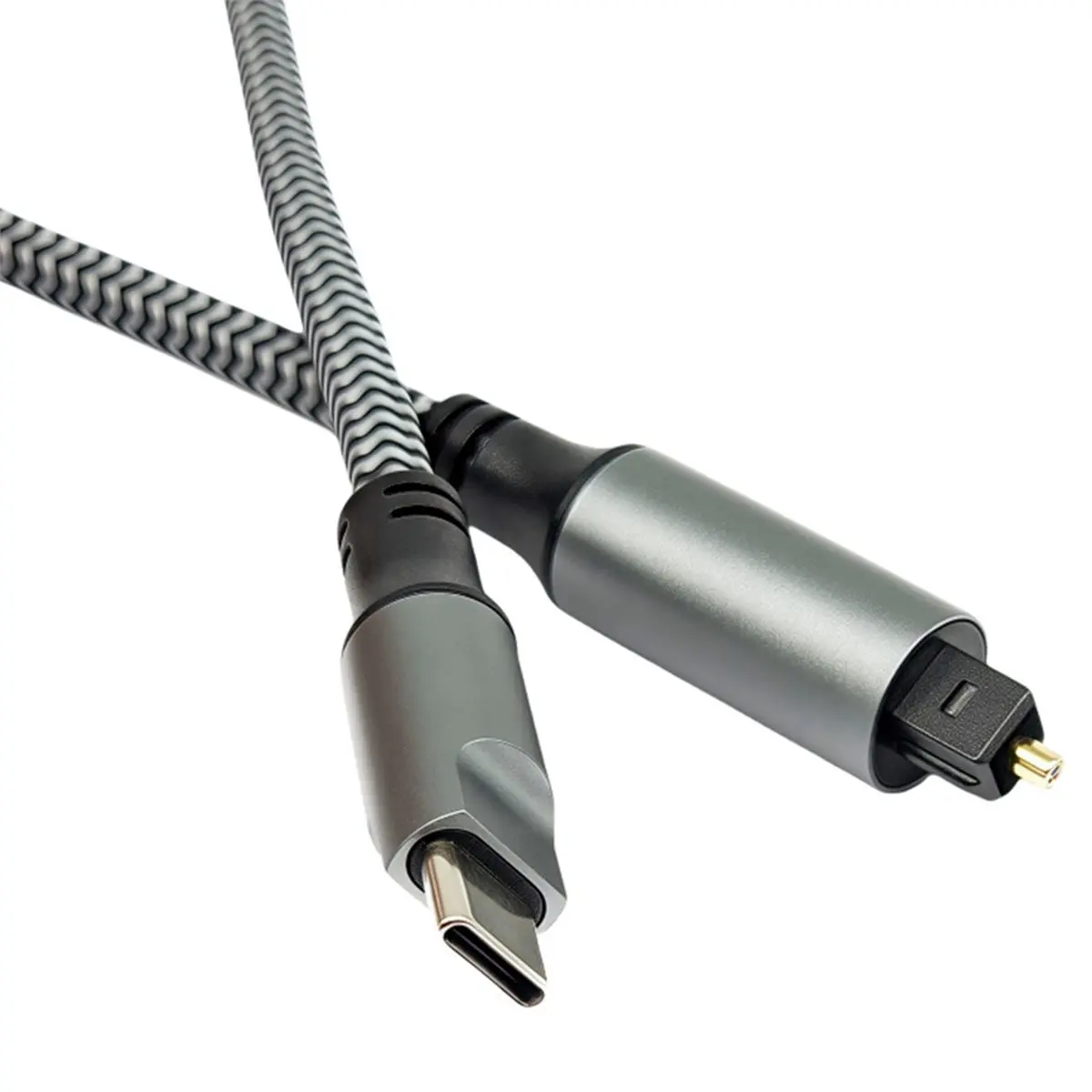 A64I USB C Male to TOSLINK Male Optical Sound Adapter USB-C to SPDIF Digital Converter for Computer Laptop Connection