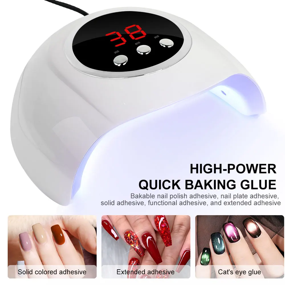 Lampada UV professionale a LED per unghie Macchina per asciugare il gel per unghie Uso domestico Luce UV Gel secco Vernice USB Strumenti per asciugatrice per manicure