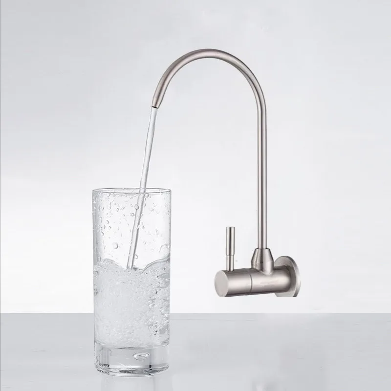 

Kitchen wall faucet for water filter Ceramic Core Drinking Water Filter Faucet 304 stainless steel kitchen Purifier tap