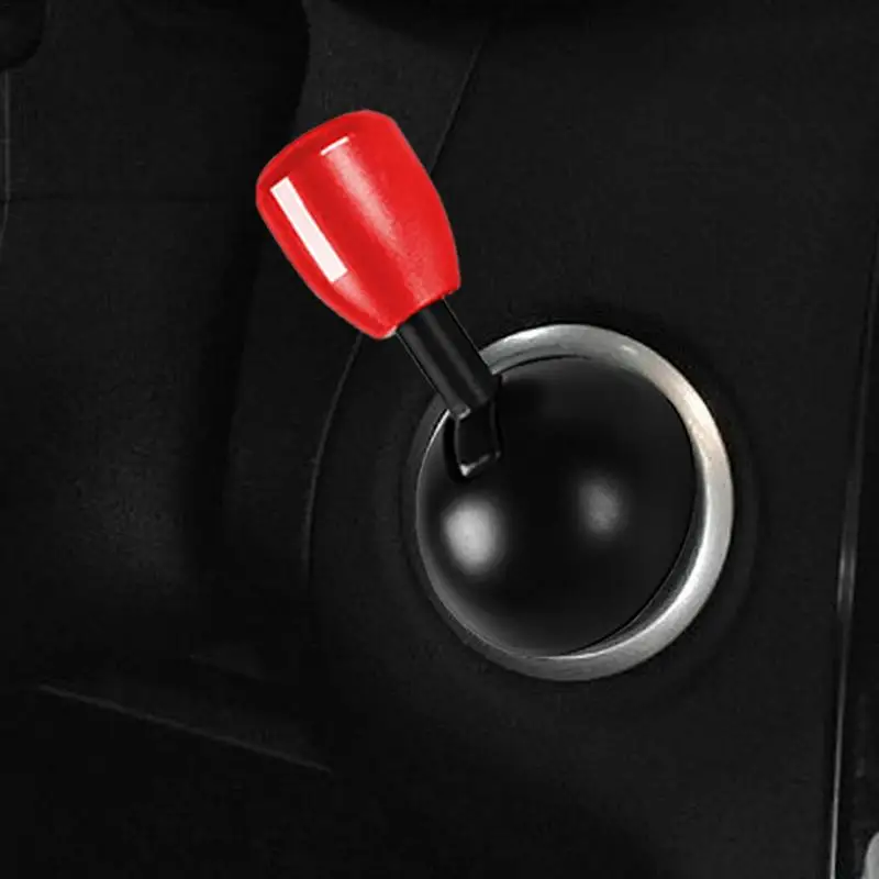 Car Push Start Button Rocker Auto Push Engine Start Rocker Button Zinc Alloy Car Push Start Button Lever For Sedans RVs SUVs And