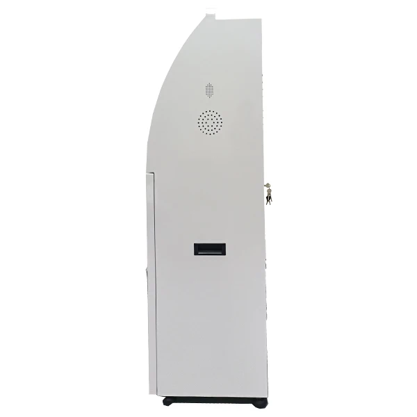 Com furto magnético 21,5 polegadas QRcode Bill Recup Cash Acceptor Quiosque de pagamento de estacionamento para utilidade