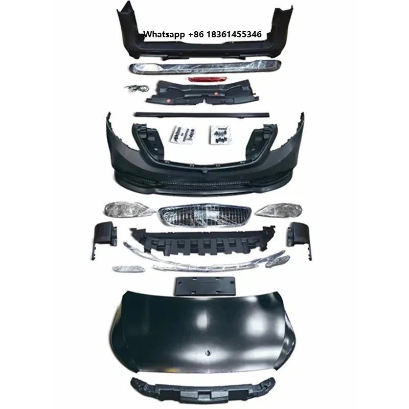 For  V-Class Metris Vito W447 2016-2020 V260 V250 Upgrade To  Style Bodykit Front/rear BumperDream Garage