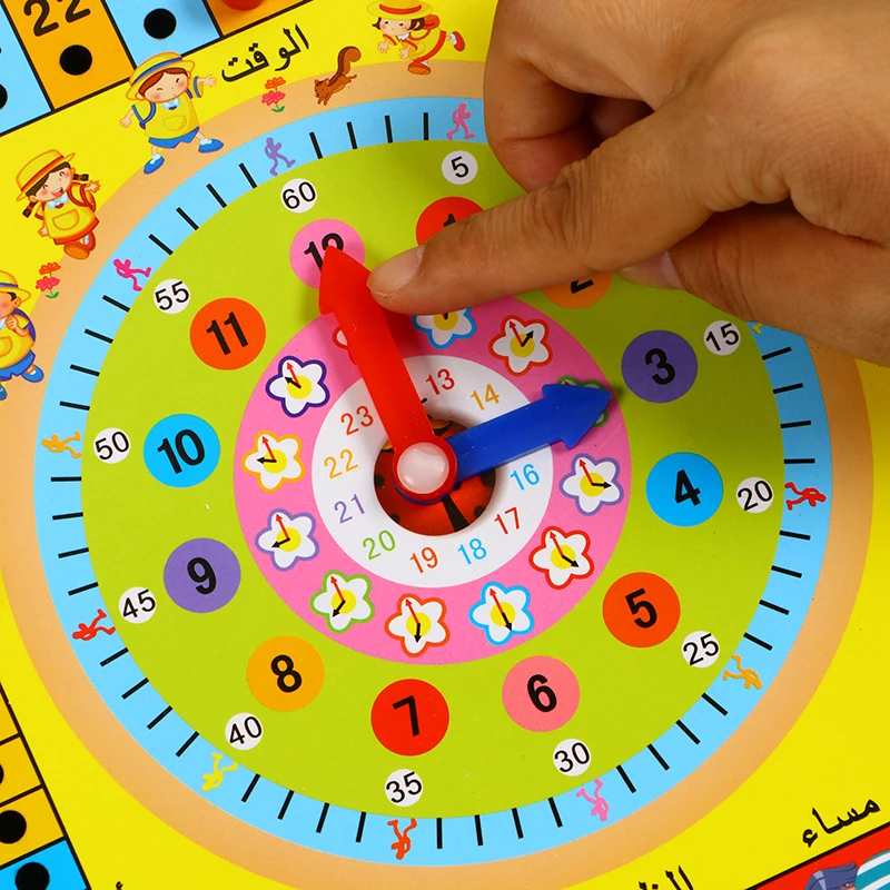 Picture 4: Arabic Wooden Board, Learning about Weather, Daily Planner, Exquisite Gift