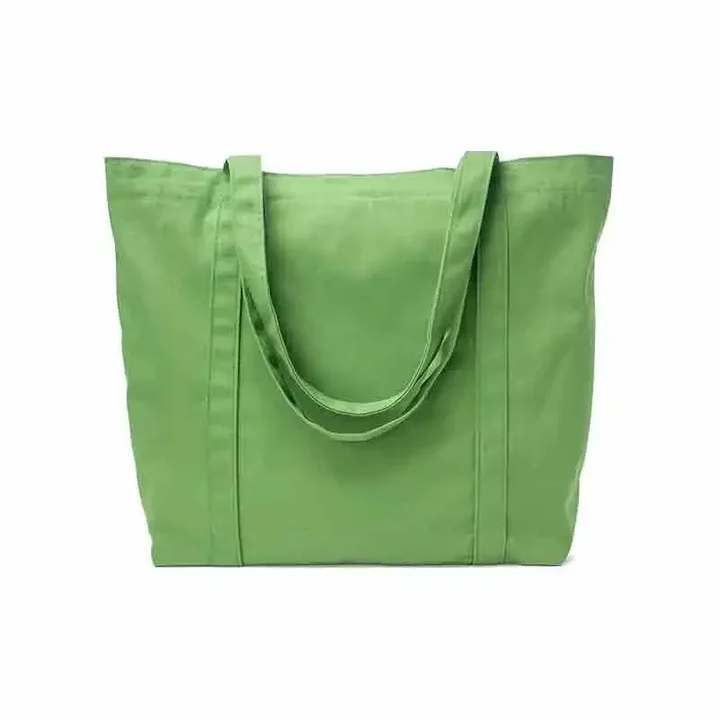 

BBA036 Canvas Tote Bag for Women Reusable Grocery Shopping Shoulder Bag Beach Travel Carryall