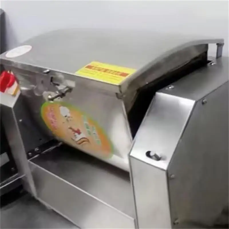 

220V Commercial Dough Kneading Machine Fully Automatic Stainless Steel Large Capacity Flour Mixer