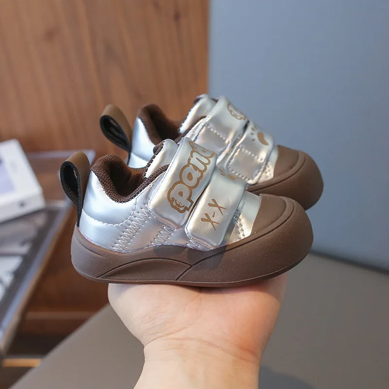 Dziecięce sneakersy jesienne, nowe buty dla niemowląt, buty do chodzenia z blokami kolorów, buty dla dziewczynek do przedszkola, uniwersalne buty dziecięce, modne buty sportowe dla dziewczynek.